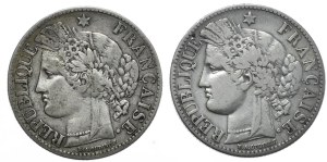 France, 2x2 Franks, 1871-95, Ceres