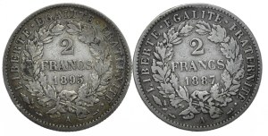 France, 2x2 Franks, 1887-95, Ceres