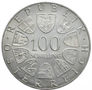 Austria, 100 shillings, 1977.