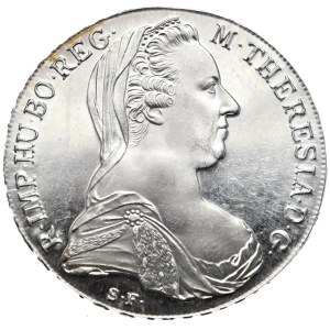 Austria, Maria Teresa, talar 1780r., nowe bicie, proof