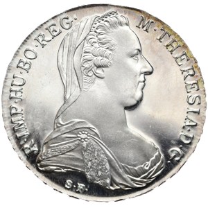Austria, Maria Teresa, talar 1780r., nowe bicie, proof