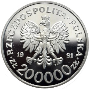 200000 zł 1991r. Igrzyska Olimpijskie w Albertville