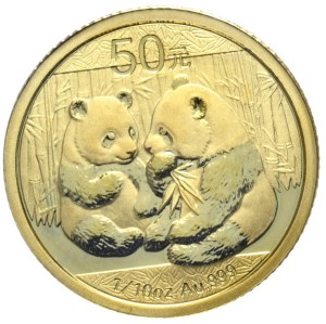 China, Panda, 1/10 oz Au, 2009 in original wrapper