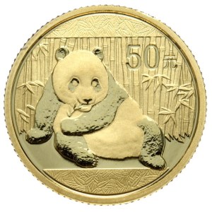 Chiny, Panda, 1/10 oz Au, 2015r.