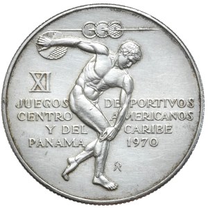 Panama, 5 Balboas, 1970.