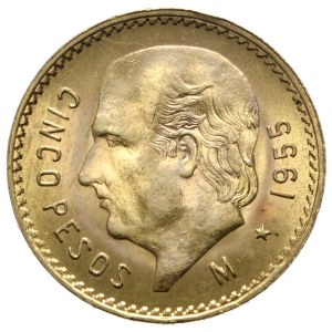 Meksyk, 5 Pesos, 1955r.