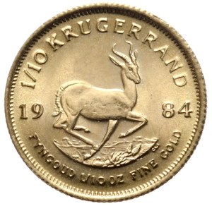 South Africa, 1984, 1/10 Ounce, Krugerrand