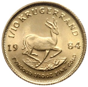 South Africa, 1984, 1/10 Ounce, Krugerrand