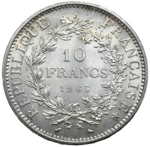 France, 10 francs, 1965, Hercules