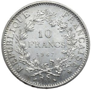 France, 10 francs, 1967, Hercules