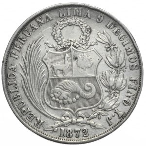 Peru, 1 Sol, 1872r.