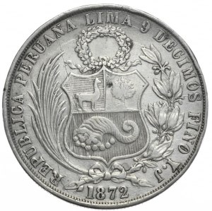 Peru, 1 Sol, 1872.