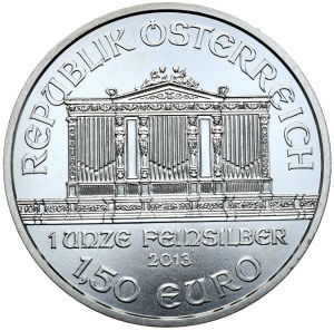 Austria, 2013, 1oz., fine silver, Philharmonic