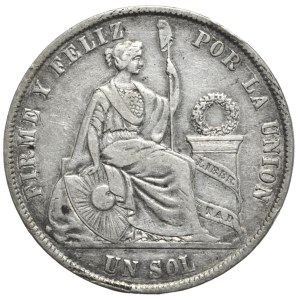 Peru, 1 Sol, 1868r.
