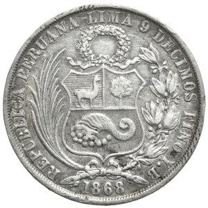 Peru, 1 Sol, 1868r.