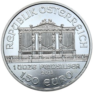 Austria, 2013r., 1oz., srebro 999, Filharmonik
