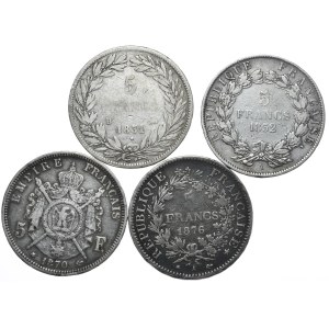 Francja, 4x5 Franków, 1831-76r.