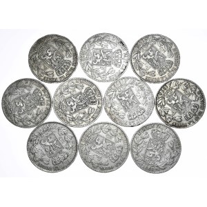 Belgia, 10x5 Franków, 1868-74r.