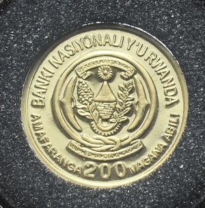Rwanda, 200 Francs, 2007.
