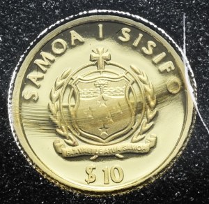 Samoa and Sisifo, 10 Tala, 2008.