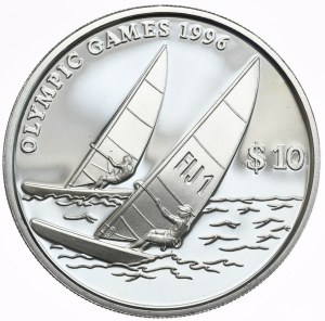 Fiji, $10, 1995.