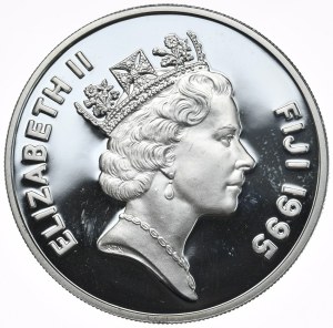 Fiji, $10, 1995.