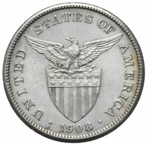 Philippines, 1 Peso, 1908.