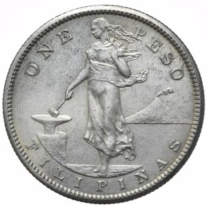 Filipiny, 1 Peso, 1908r.