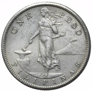 Philippines, 1 Peso, 1908.