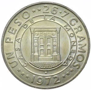 Dominican Republic, 1 Peso, 1972.