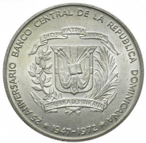 Dominican Republic, 1 Peso, 1972.