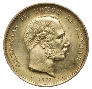 Denmark, 20 Crowns, 1873.