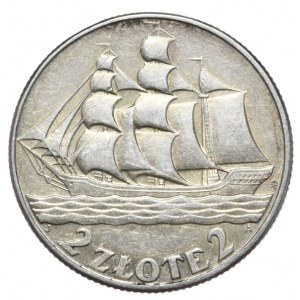 Polska, 2 złote 1936r. Żaglowiec