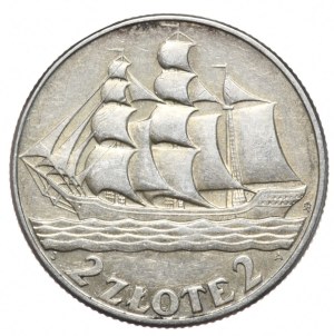 Poland, 2 zloty 1936 Sailing ship