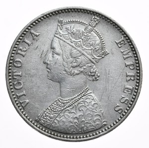 India, 1 Rupee, 1901.