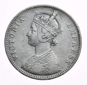 India, 1 Rupee, 1882.