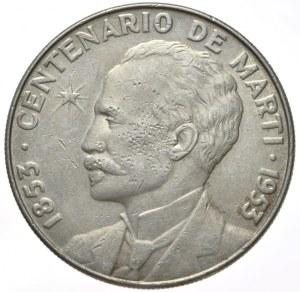 Cuba, 1 Peso, 1953.
