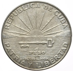 Cuba, 1 Peso, 1953.