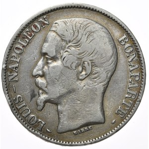 Francja, 5 Franków, 1852r.