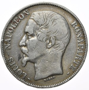 France, 5 Francs, 1852.