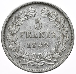 France, 5 Francs, 1842, BB