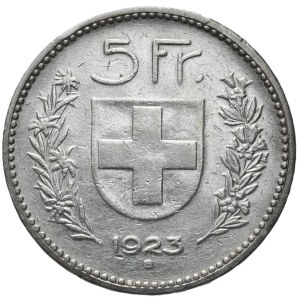 Szwajcaria, 5 Franków, 1923r.