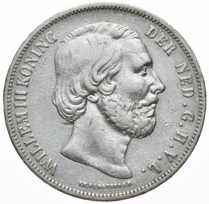 Netherlands, 2½ Guilders, 1852.