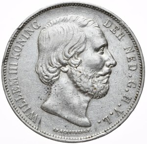 Netherlands, 2½ Guilders, 1872.