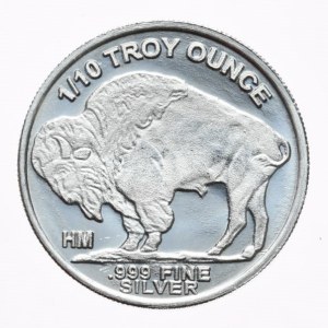 USA, buffalo, 1/10 oz., 3 pcs.