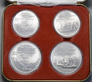 Canada, Set of 2 x $5 and 2 x $10, 1973, Montreal