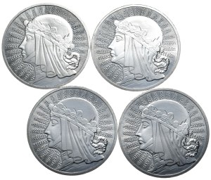 Female Head, SM, 1oz. - Set of 4 pieces
