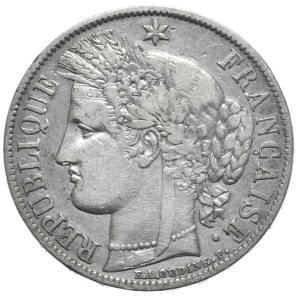 Francja, 5 Franków, 1851r. Ceres