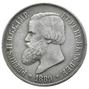 Brazylia, 2000 Reis (Reali), 1889r.