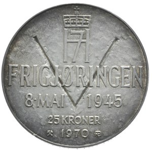 Norwegia, 25 Koron, 1970r.